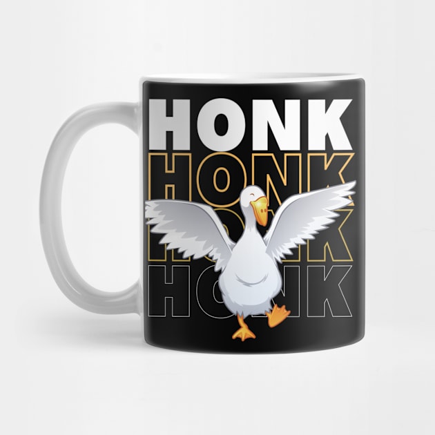 Honk Honk Honk Happy Goose by OnlyGeeses